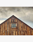 Farmhouse Rustic Print, 'Old Barn at Bodie'