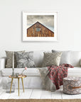 Farmhouse Rustic Print, 'Old Barn at Bodie'