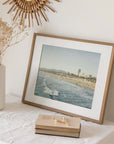 Santa Monica Print, 'Santa Monica Seaside'