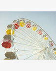 Santa Monica Ferris Wheel Print, 'Ferris Above'