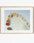 Santa Monica Ferris Wheel Print, 'Ferris Above'