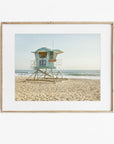 California Coastal Print, 'Carlsbad Lifeguard Tower'