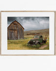 Rustic Farmhouse Print, 'Old Car at Bodie'