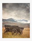 Rustic Farmhouse Wall Art, 'Old Wagon'