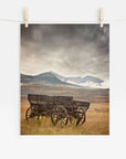 Rustic Farmhouse Wall Art, 'Old Wagon'
