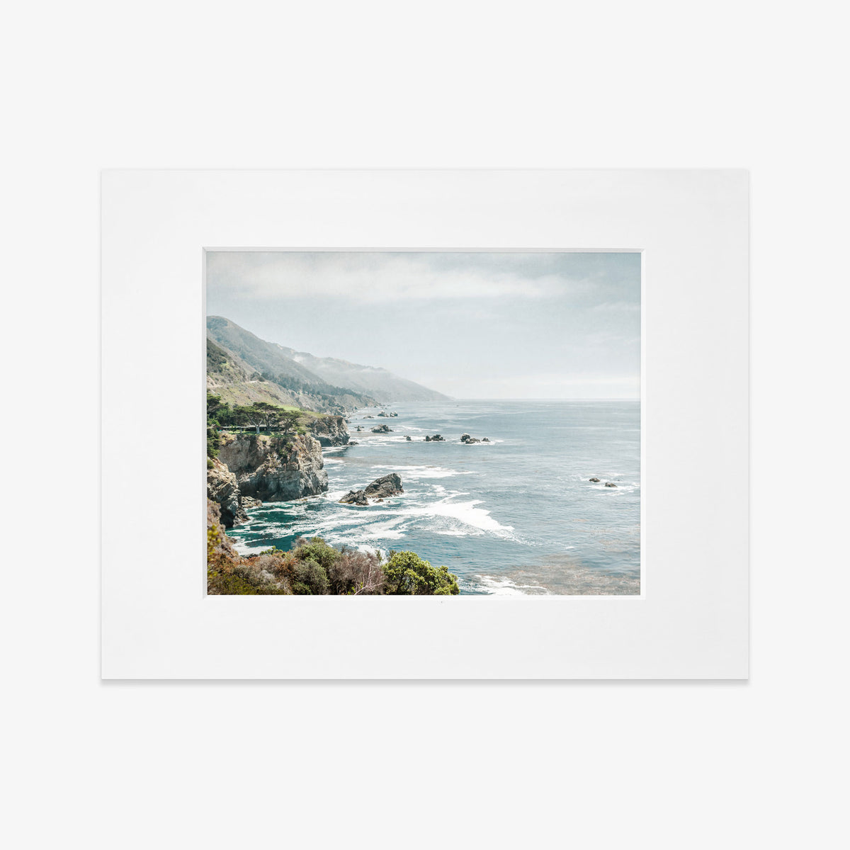 8x10 Coastal Matted Fine Art Print (Choose from 6 Designs)