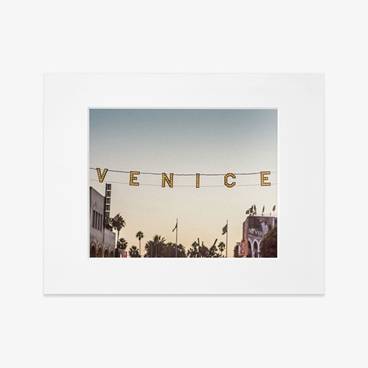 8x10 California Matted Fine Art Print (Choose from 9 Designs)