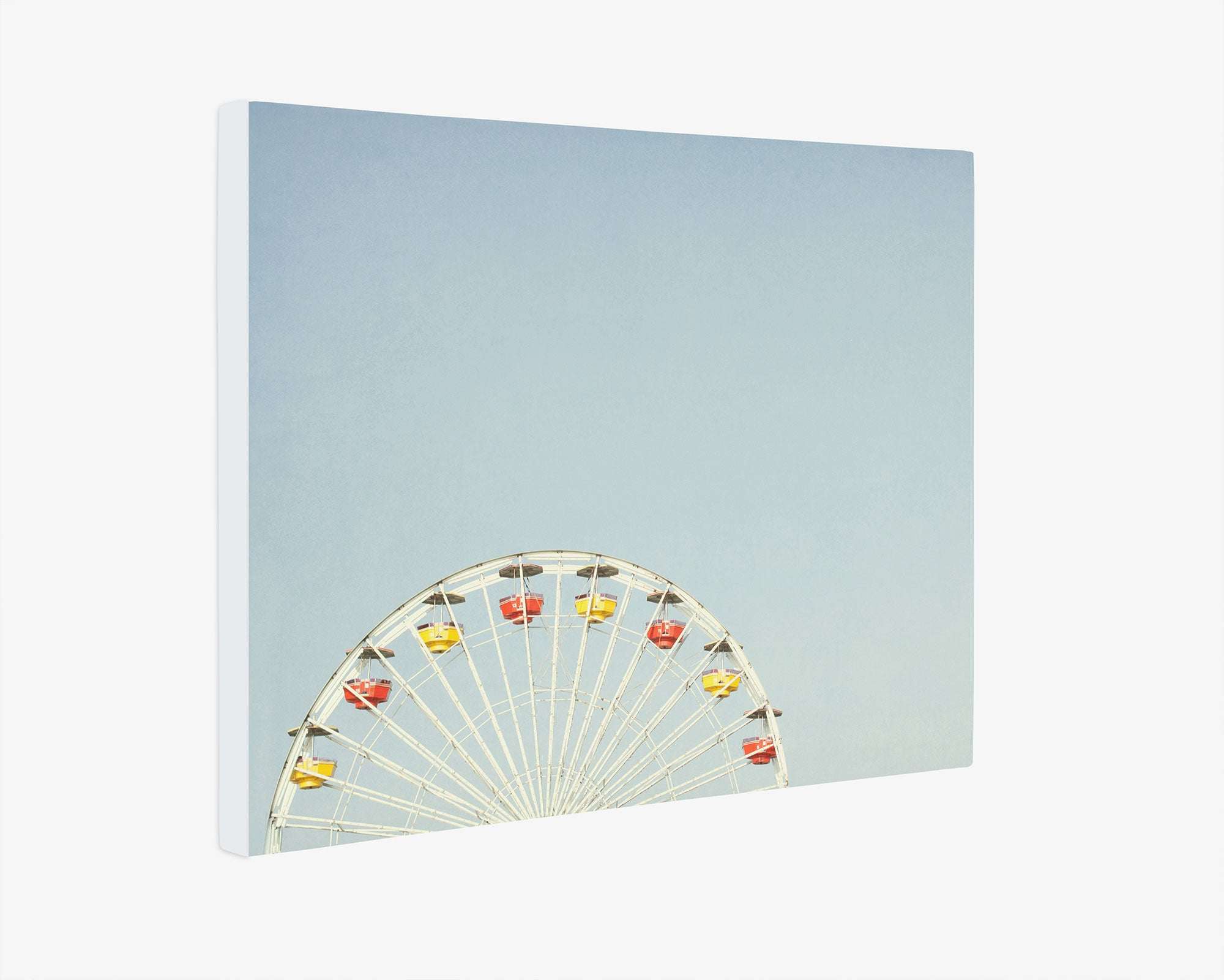 Canvas Art museum wrap of a Ferris Wheel in Santa Monica 