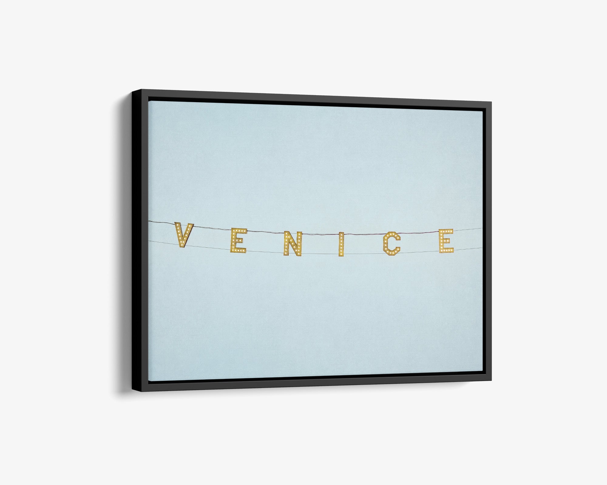 Venice Beach Sign Wall Art, &#39;Blue Venice&#39;