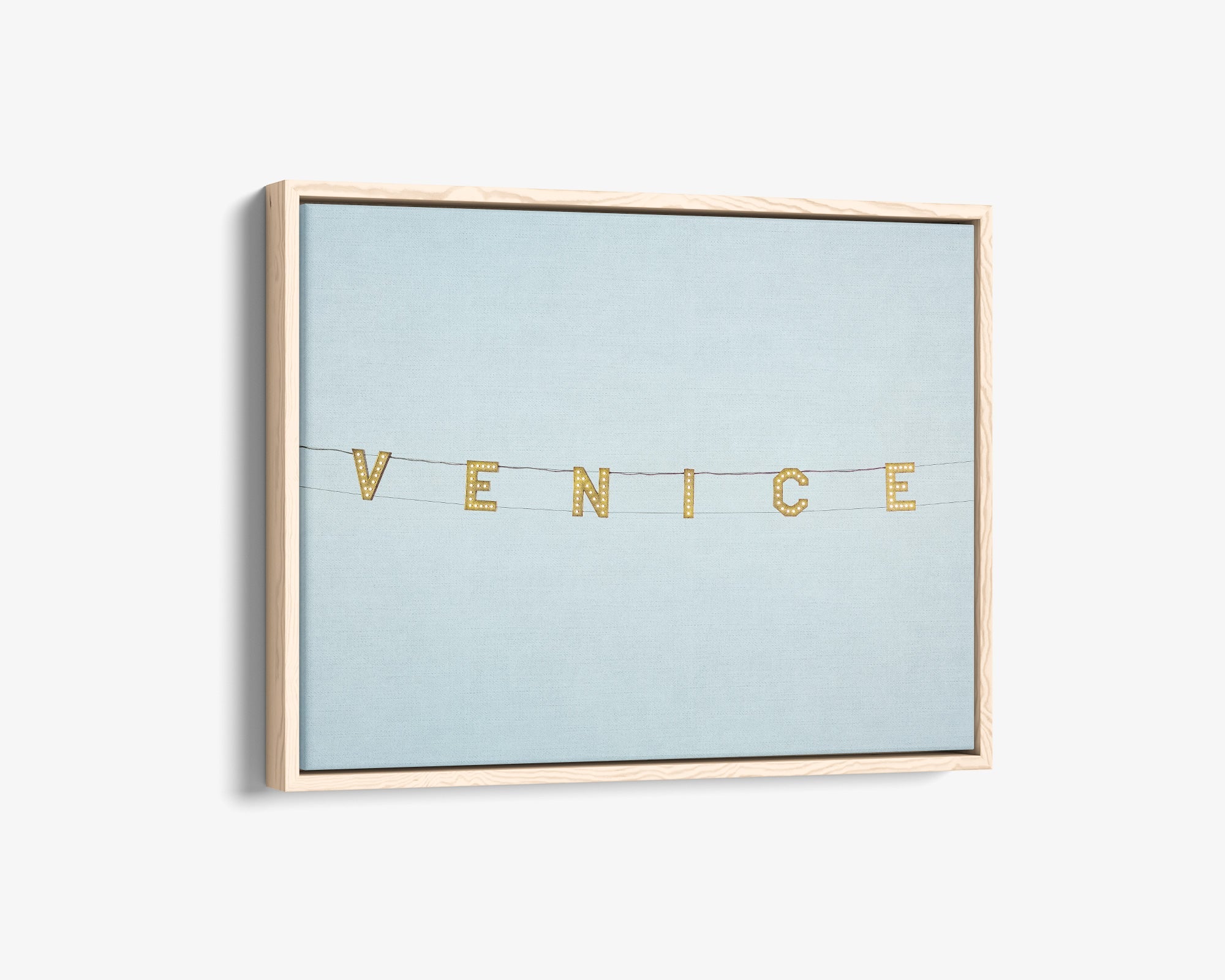 Venice Beach Sign Wall Art, &#39;Blue Venice&#39;