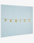 Venice Beach Sign Wall Art, 'Blue Venice'