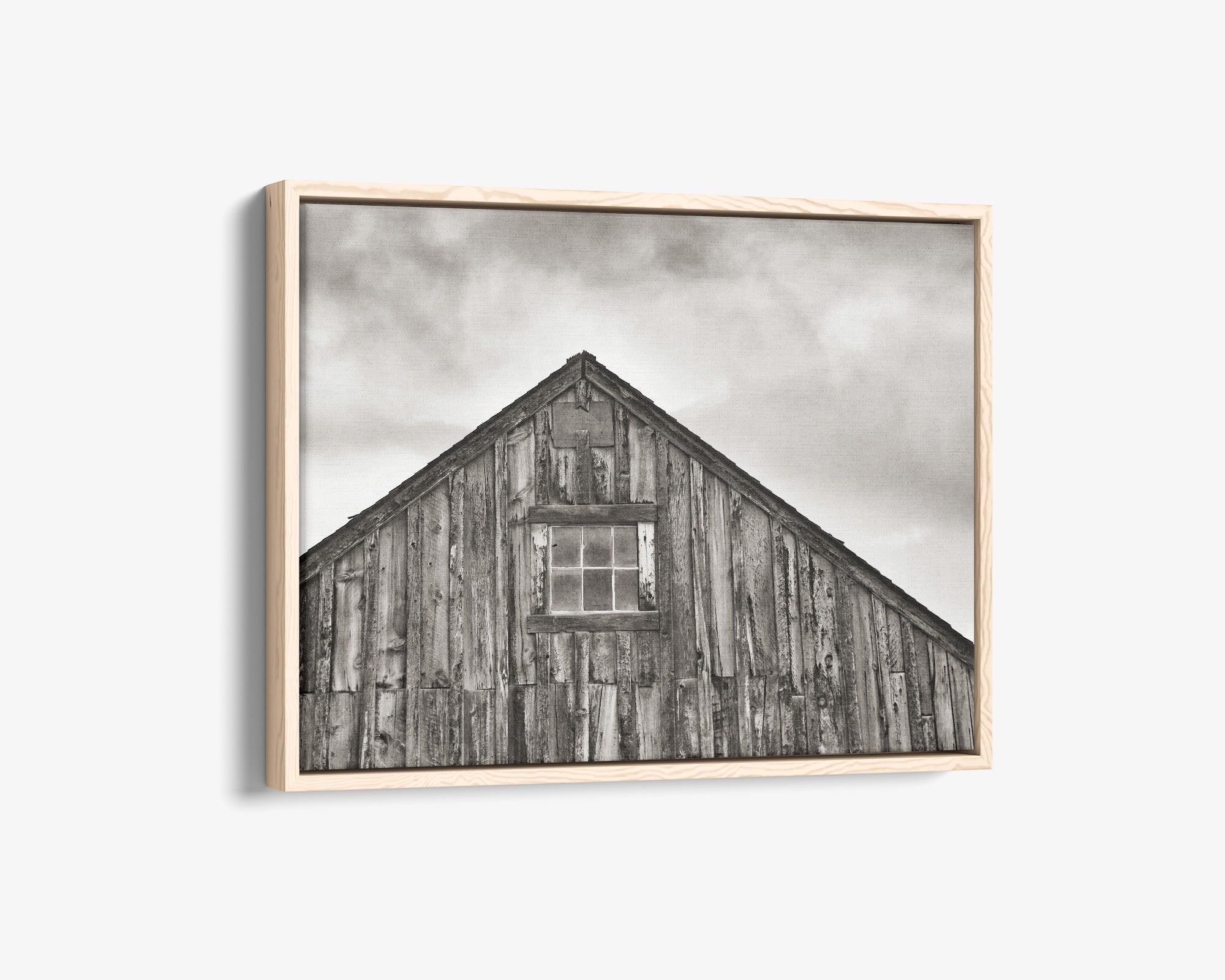 Farmhouse Wall Art, Rustic Barn Decor, &#39;Old Barn at Bodie (Black &amp; White)&#39;