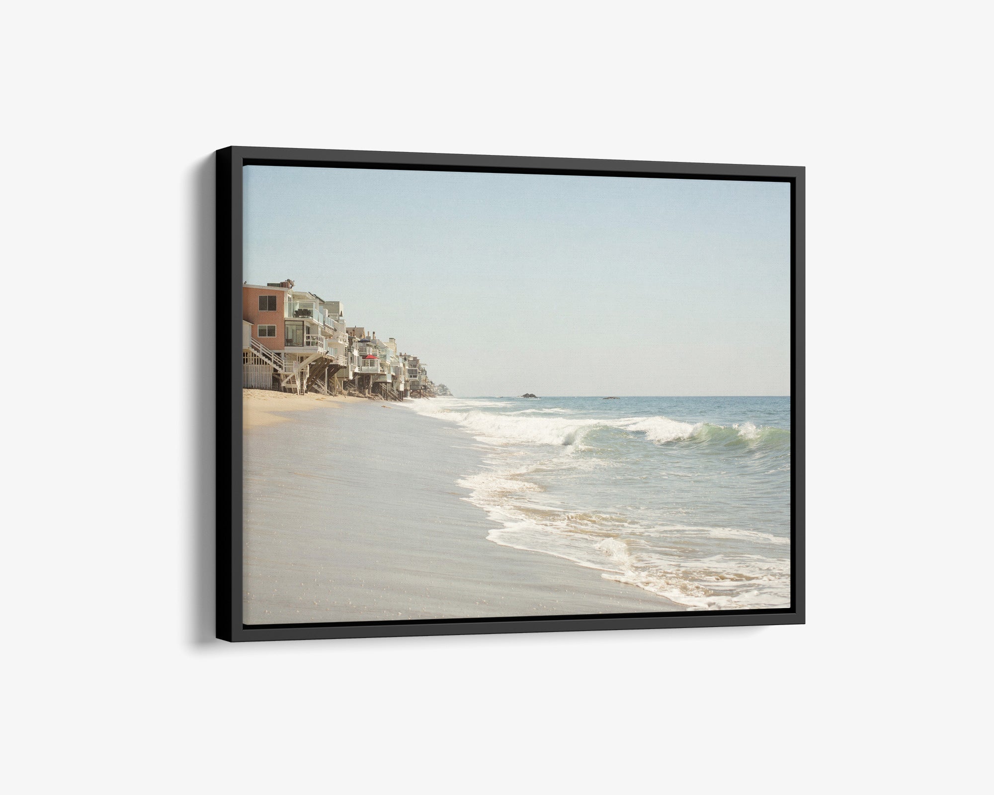 Malibu Beach House Canvas Wall Art, &#39;Ocean View&#39;