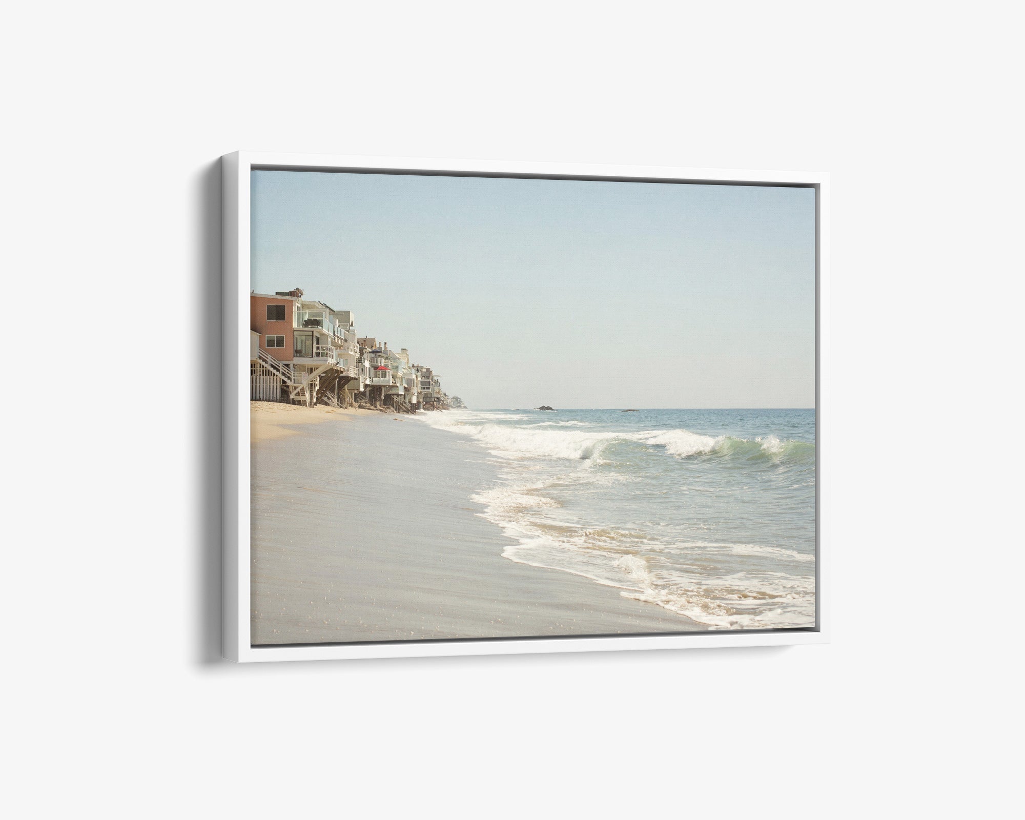 Malibu Beach House Canvas Wall Art, &#39;Ocean View&#39;