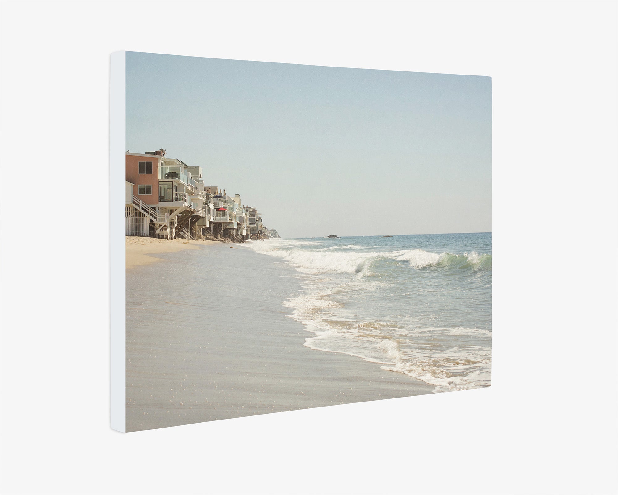 Malibu Beach House Canvas Wall Art, &#39;Ocean View&#39;