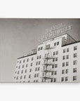 Retro Hollywood Canvas Wall Art, 'Night in Tinseltown (Black & White)'