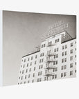 Retro Hollywood Canvas Wall Art, 'Night in Tinseltown (Black & White)'