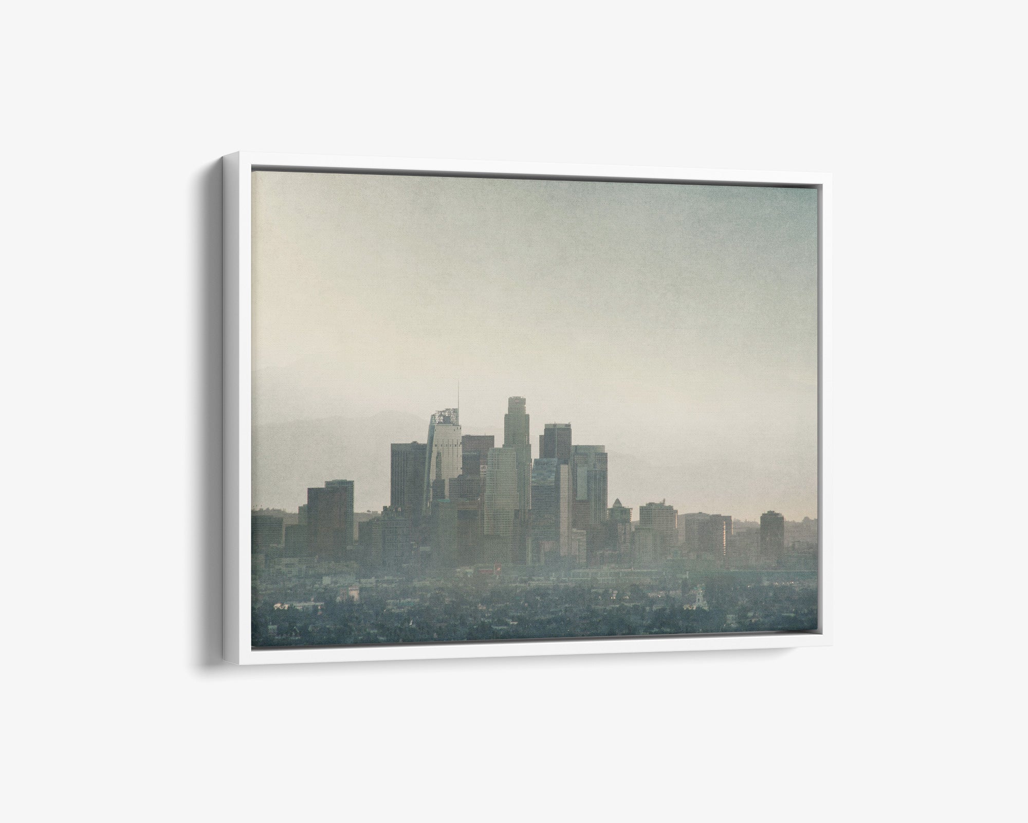 Downtown Los Angeles Canvas Wall Art, &#39;Stormy La La Land&#39;