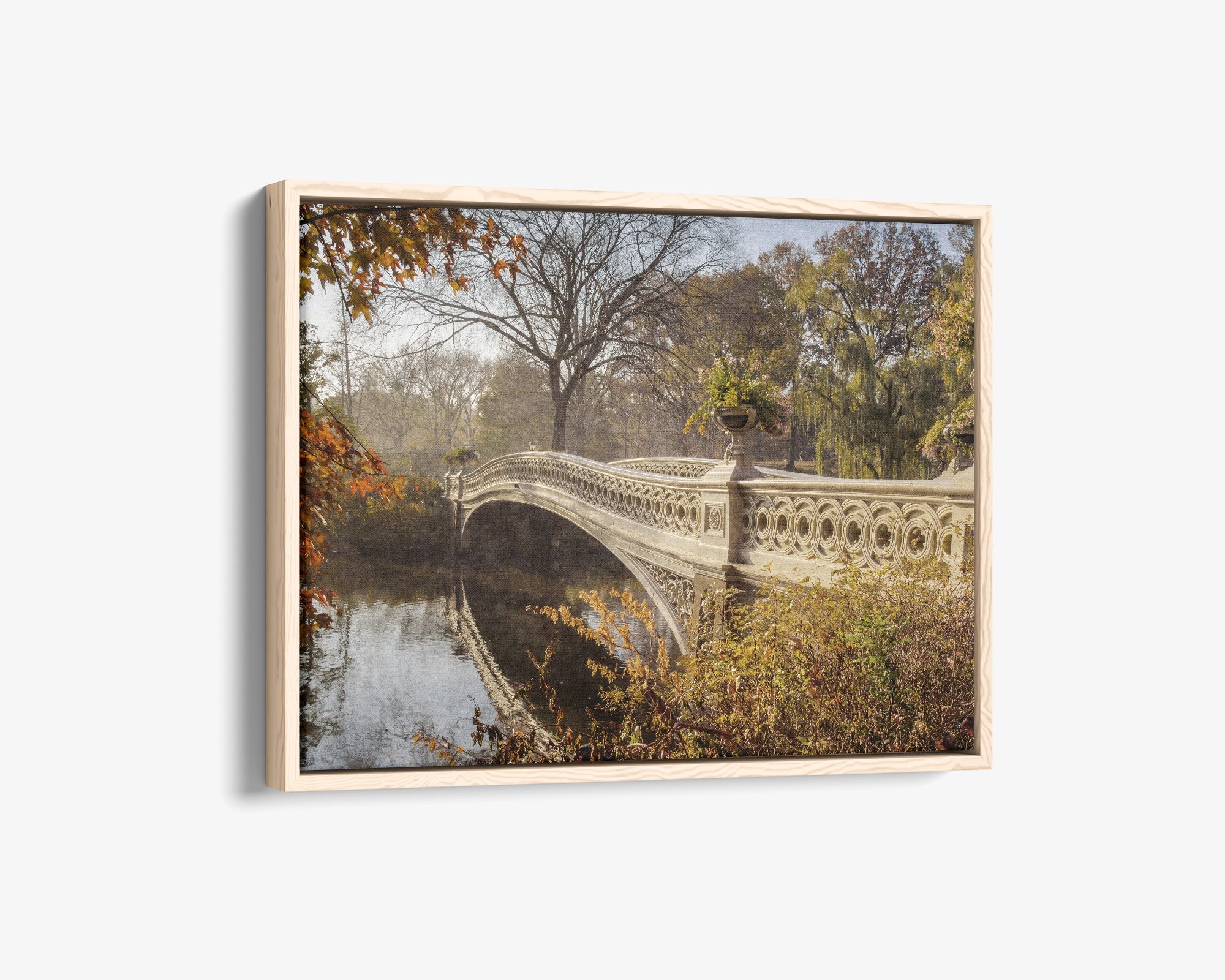New York City Canvas Wall Art, &#39;Fall Bow Bridge&#39;