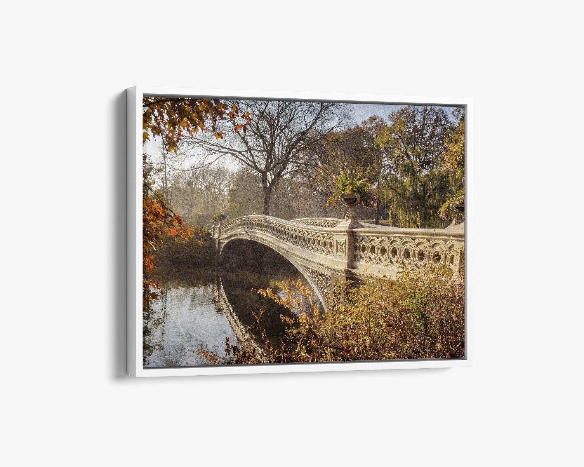New York City Canvas Wall Art, &#39;Fall Bow Bridge&#39;