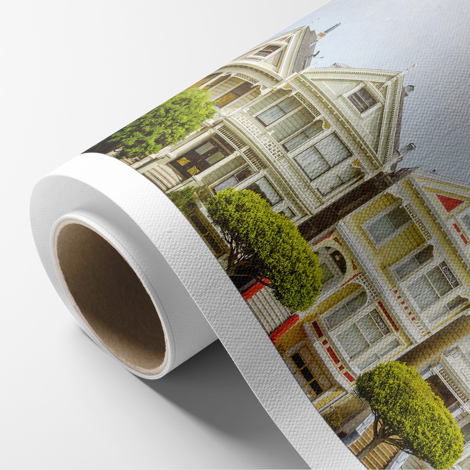 San Francisco Canvas Wall Art, &#39;Painted Ladies&#39;