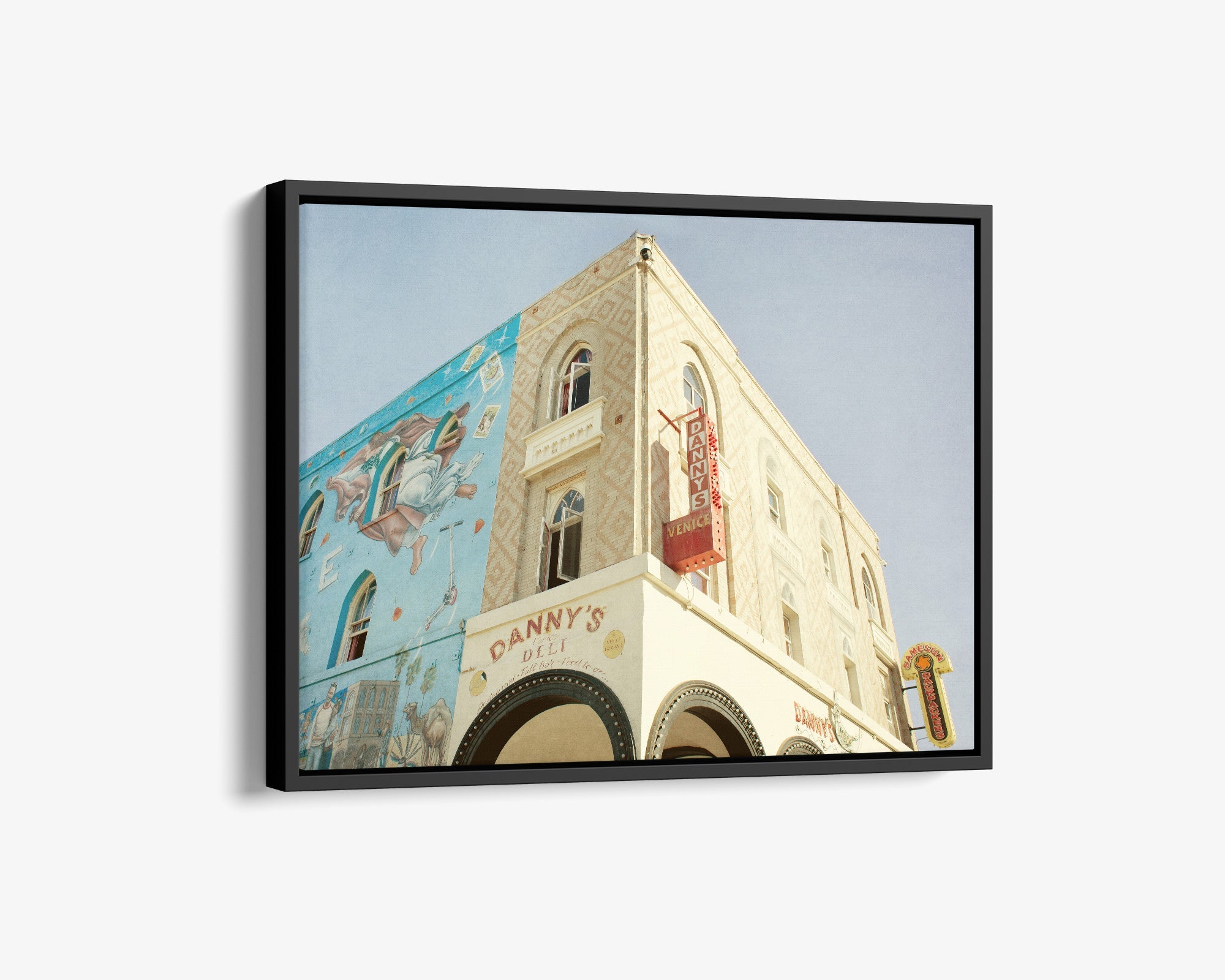 Venice Beach Canvas Wall  Art, Iconic Landmark Photography, &#39;Danny&#39;s Deli&#39;