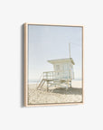 Malibu Beach Lifeguard Tower Canvas Print 'Surfrider Lifeguard'