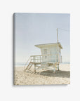 Malibu Beach Lifeguard Tower Canvas Print 'Surfrider Lifeguard'