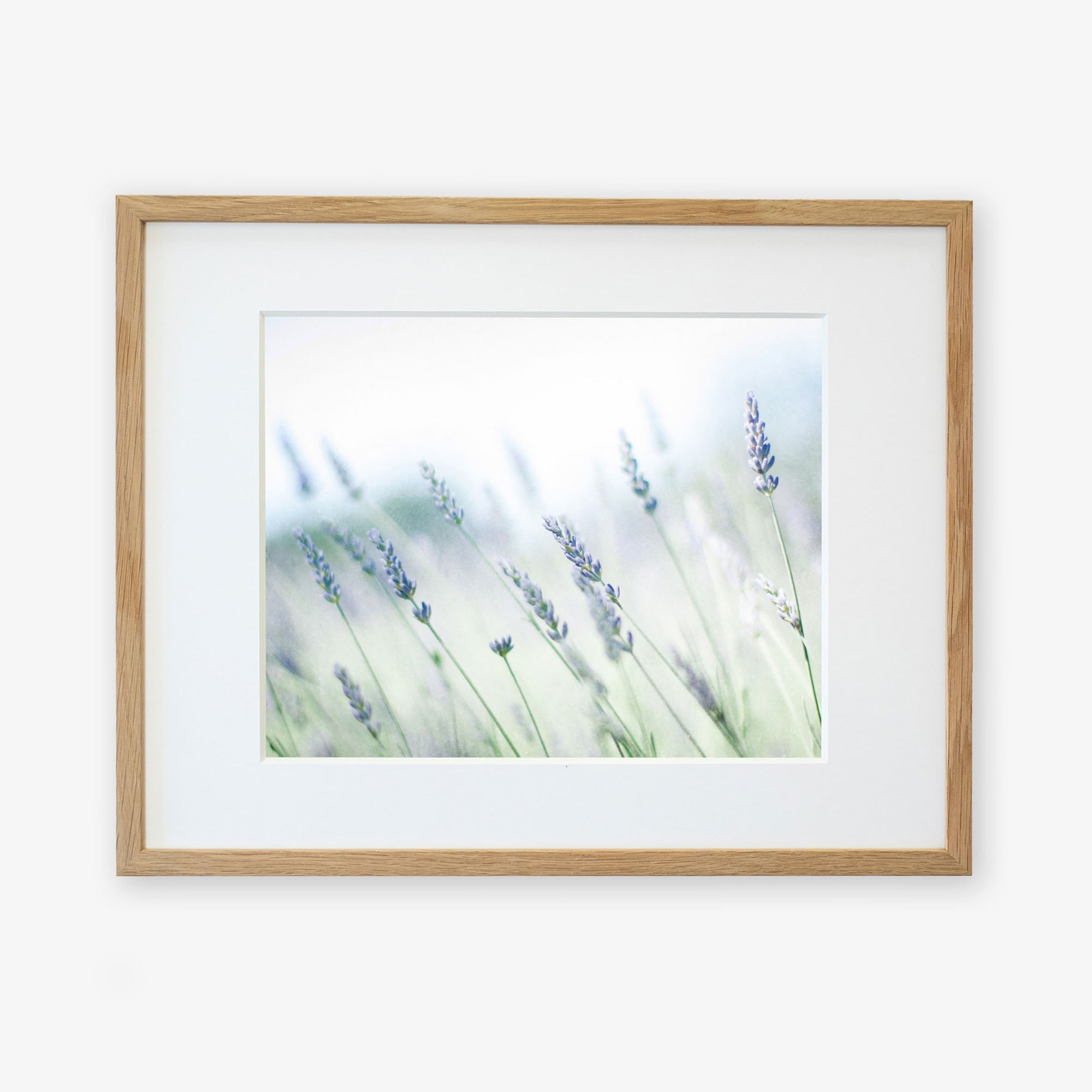 Natural oak frame with matting