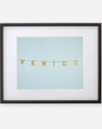 Black oak frame with matting