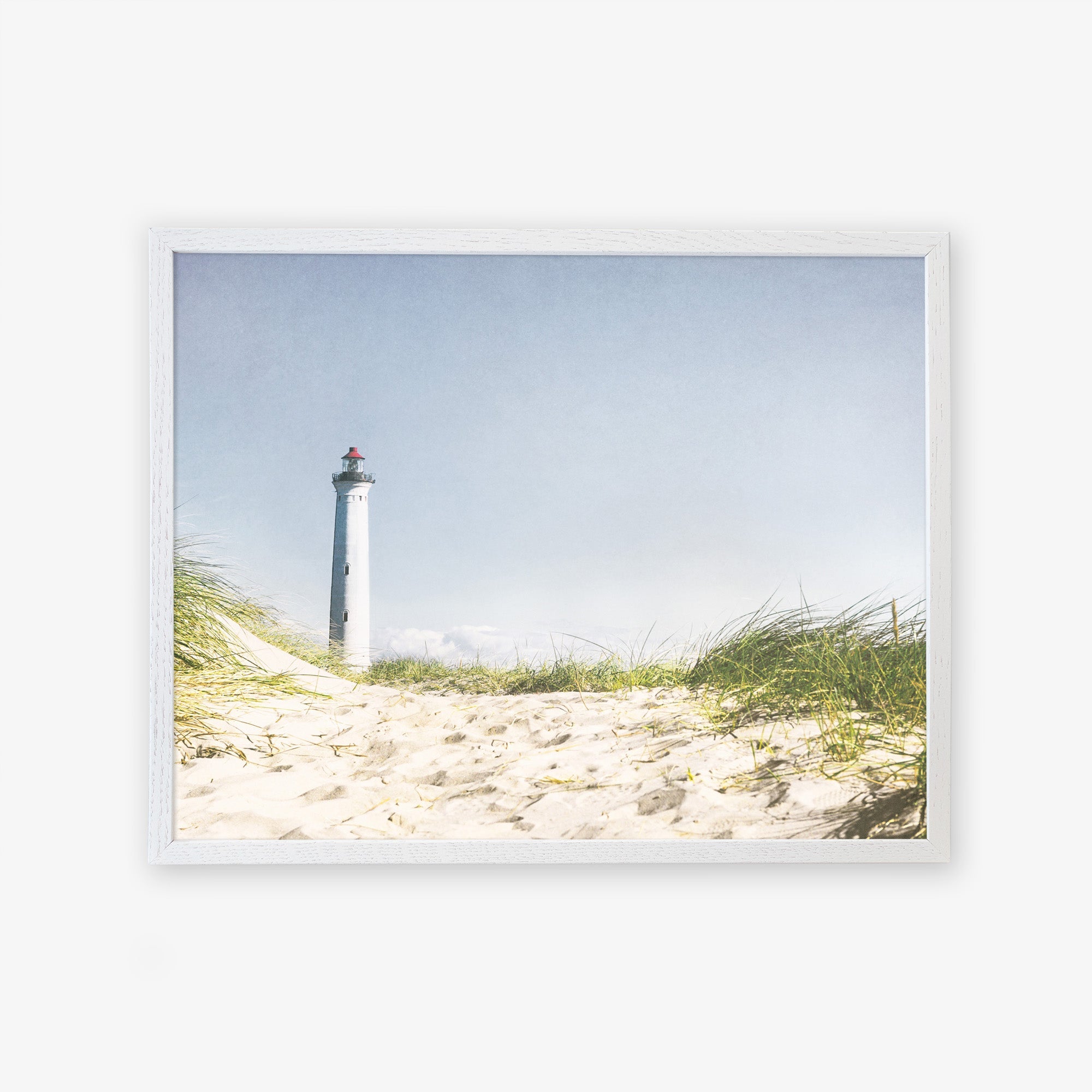 White oak frame with matting