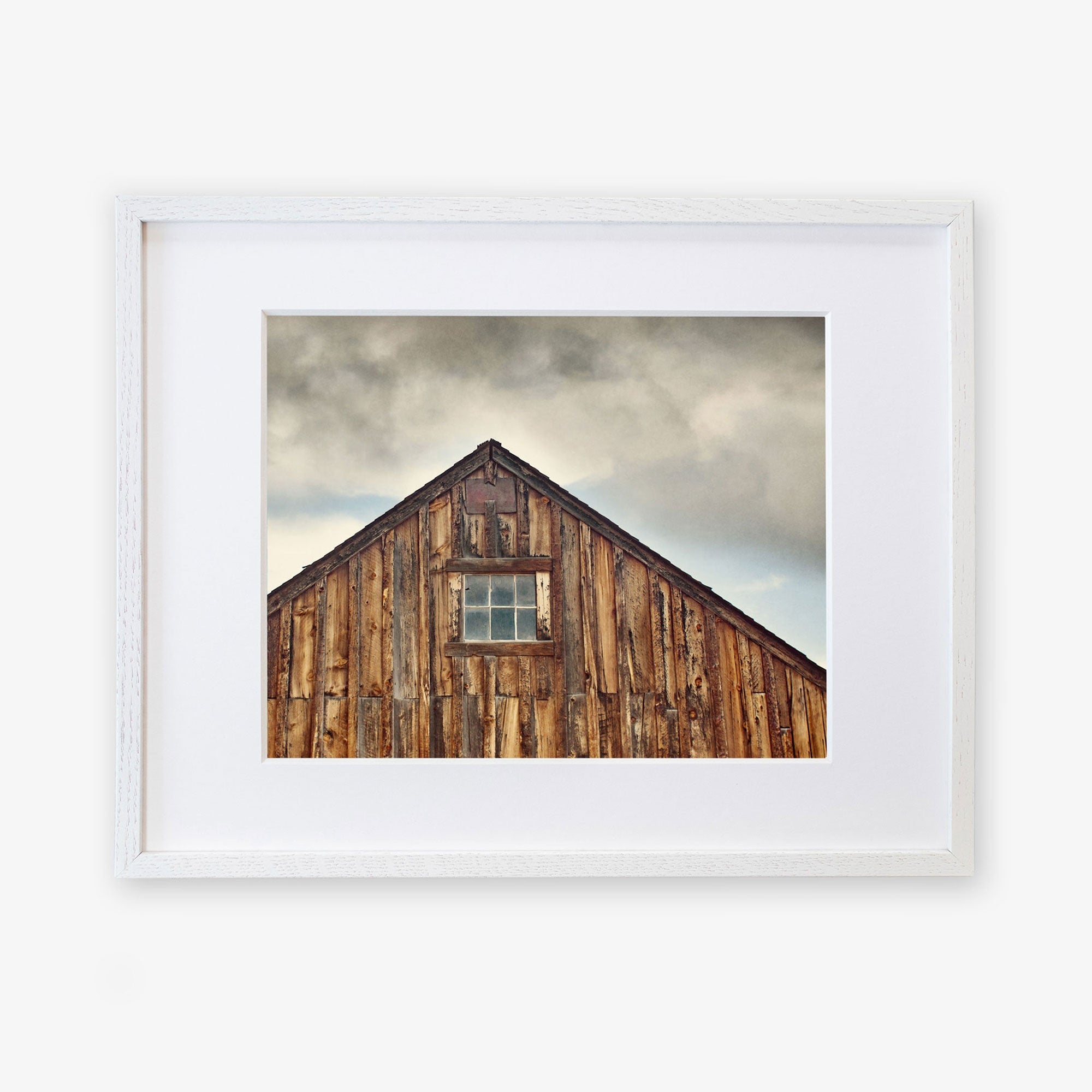White oak frame with matting