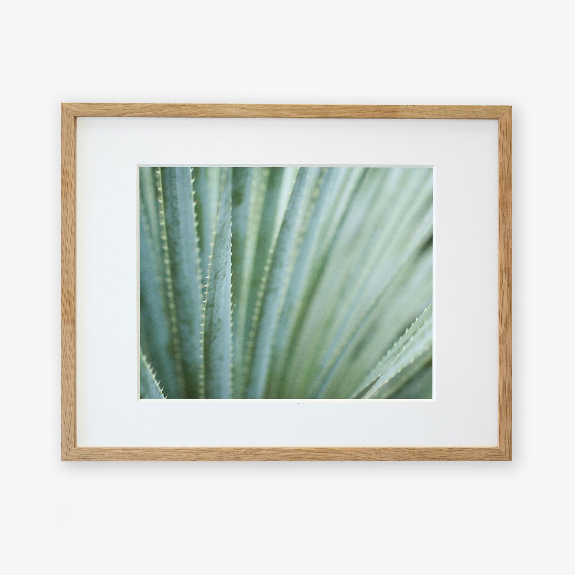 Natural oak frame with matting