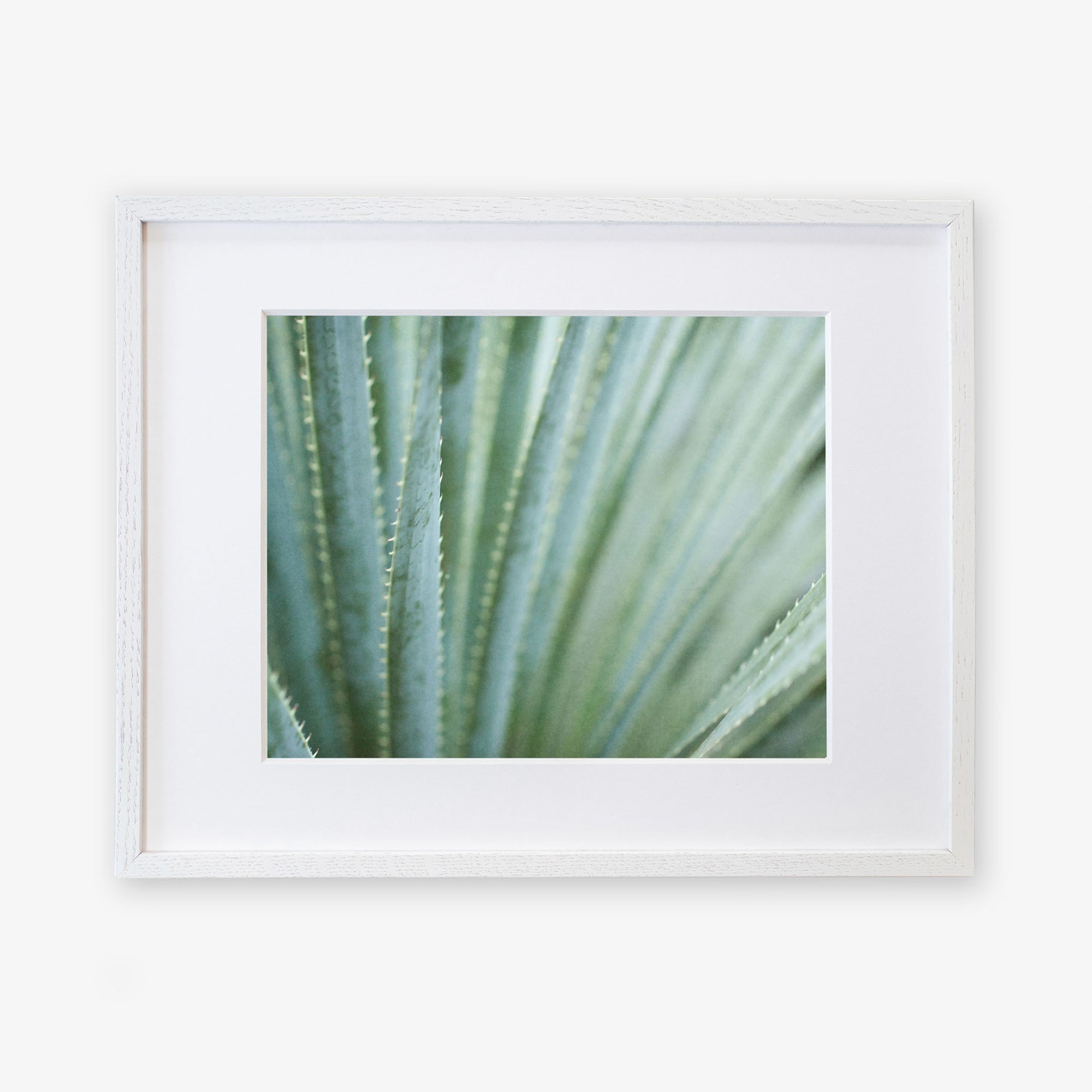 White oak frame with matting