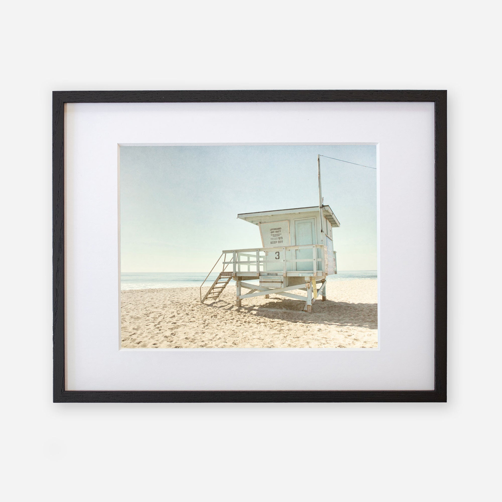 Black oak frame with matting