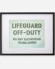 Black oak frame with matting