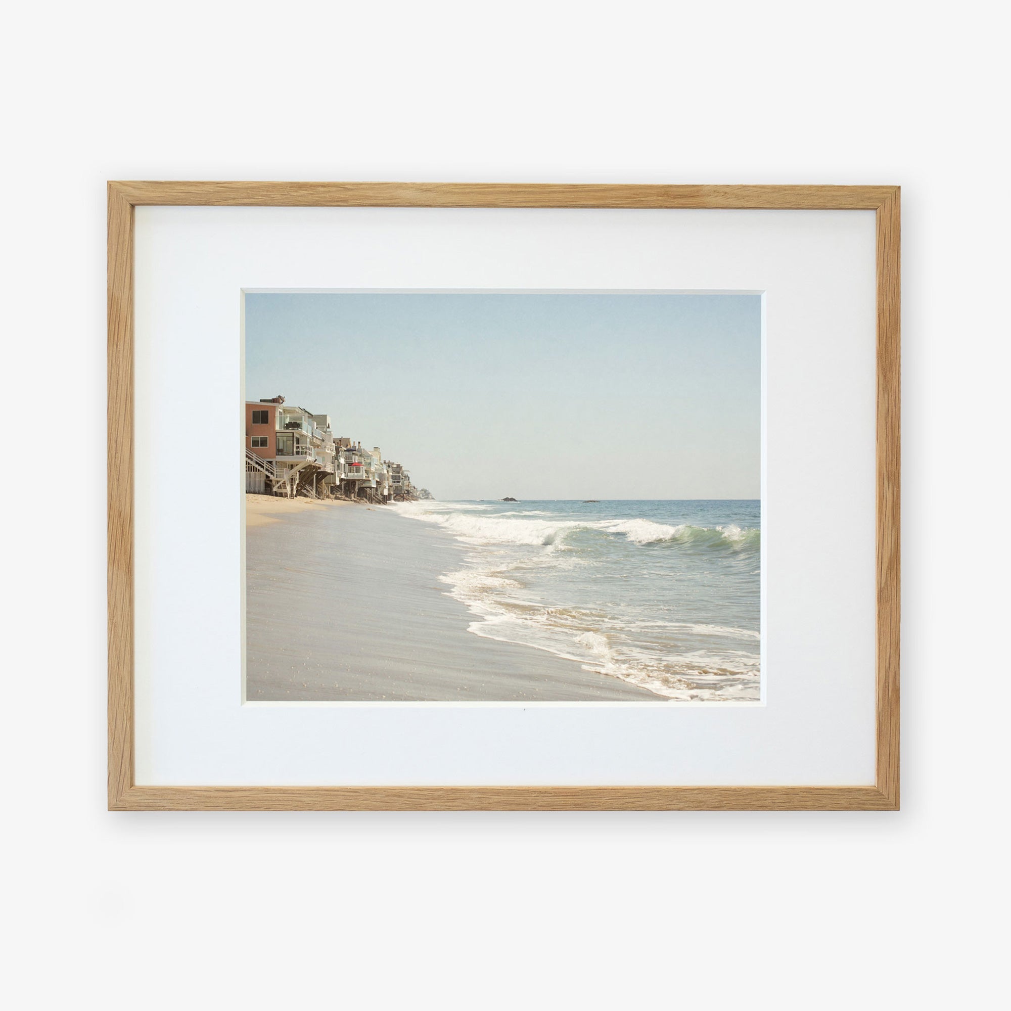 Natural oak frame with matting