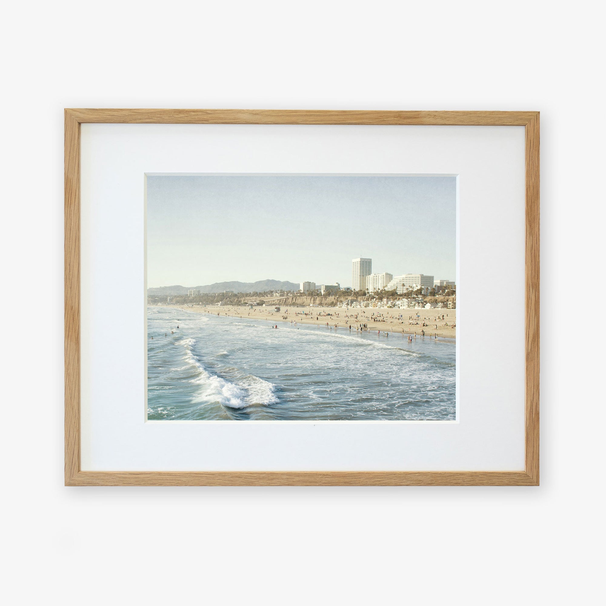 Natural oak frame with matting