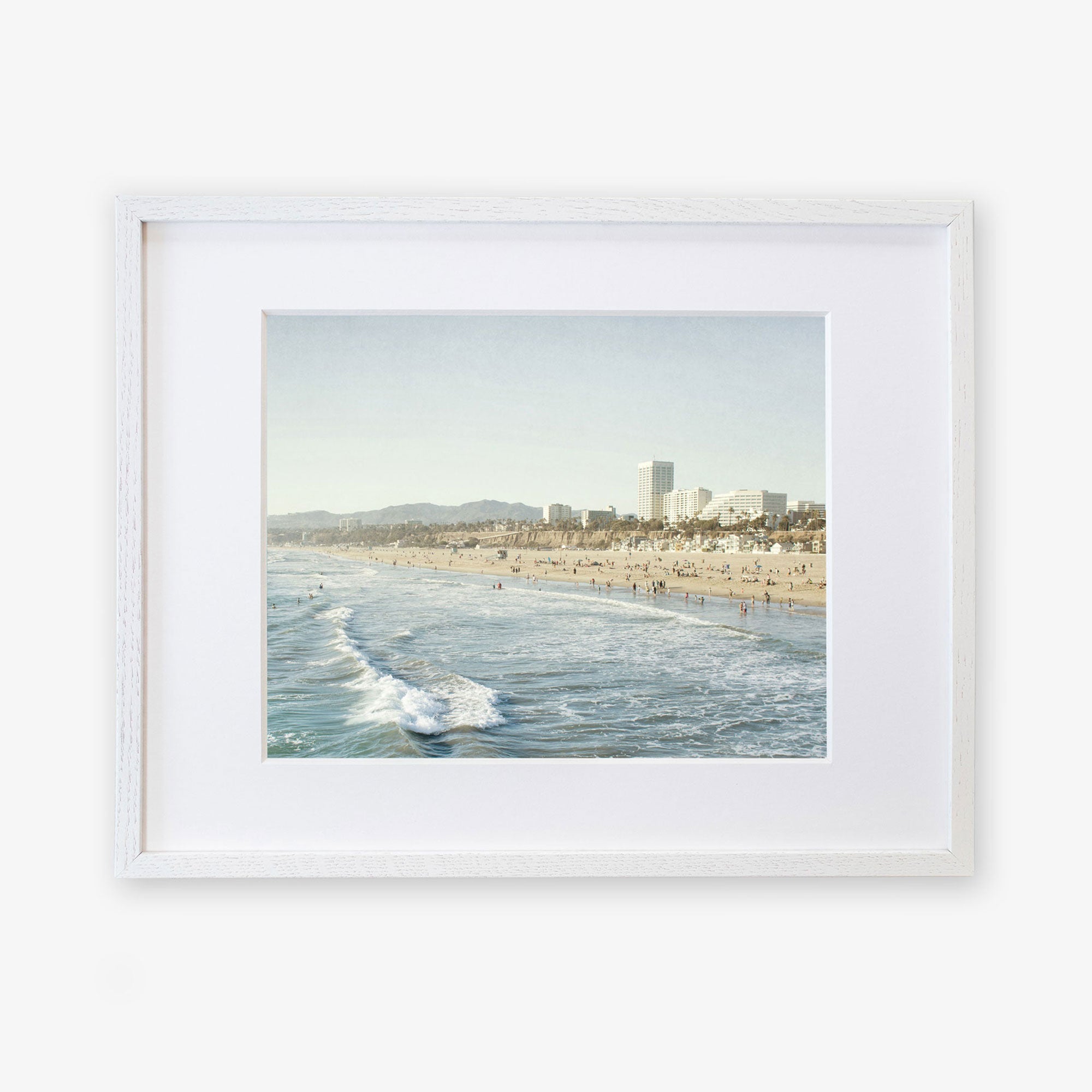 White oak frame with matting