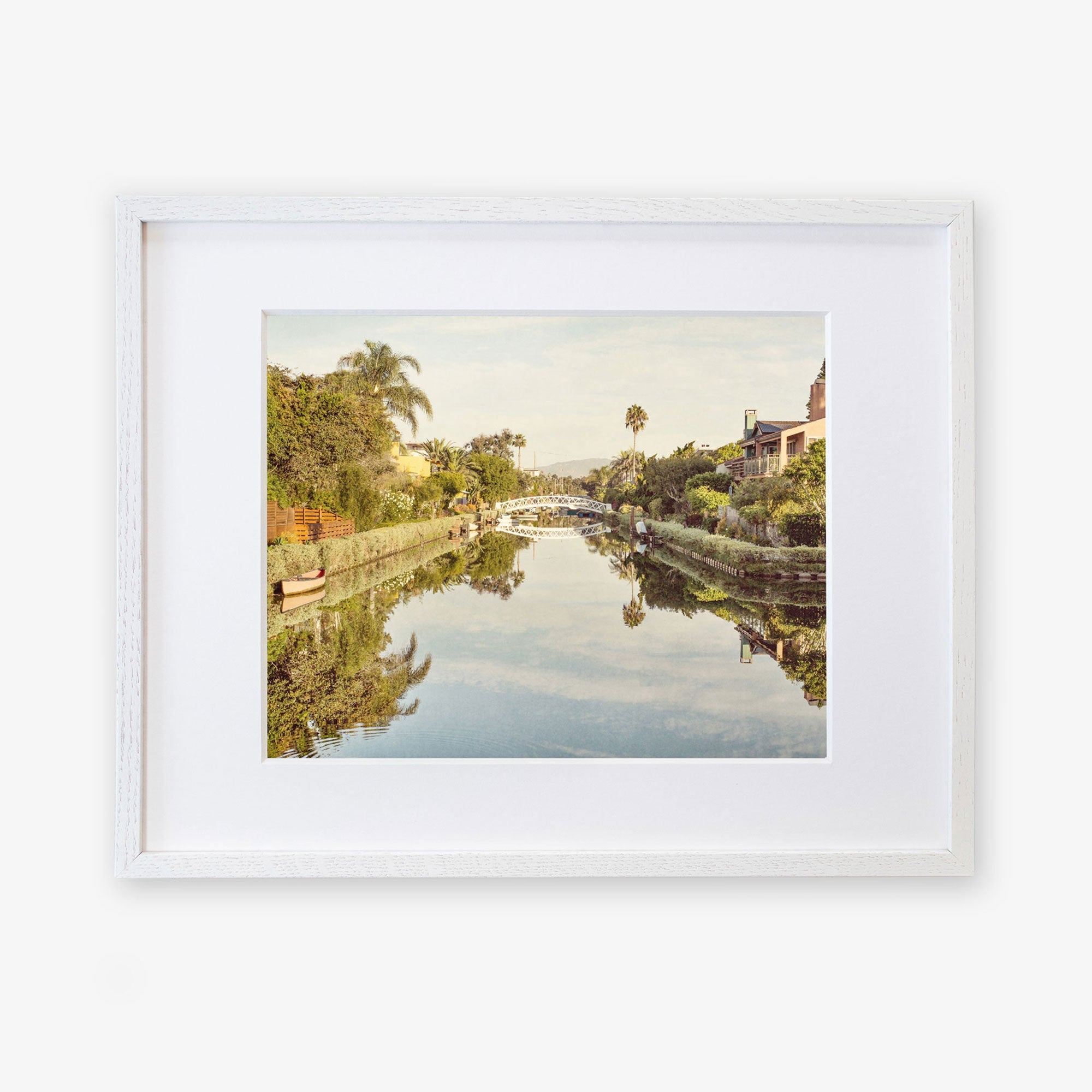 White oak frame with matting