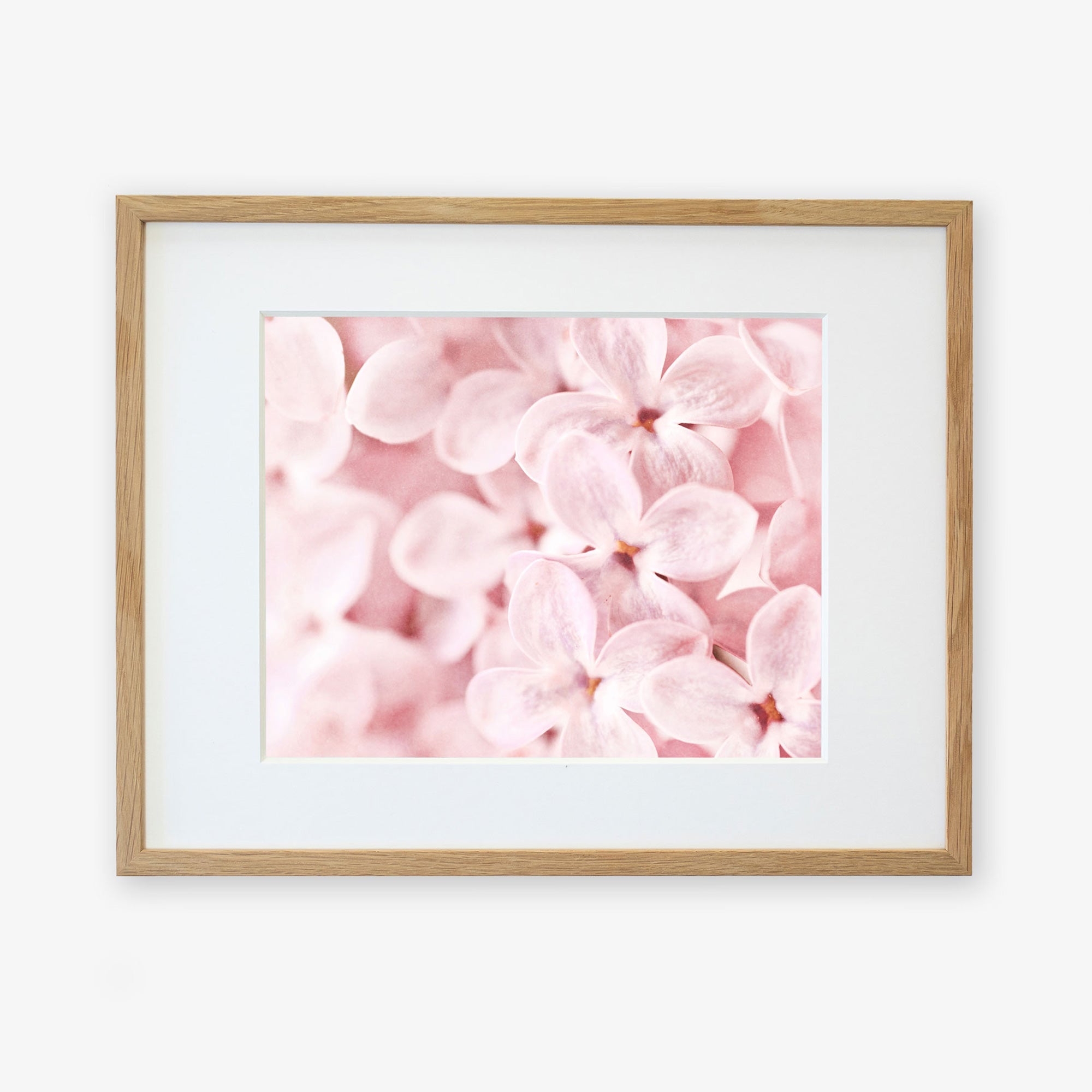 Natural oak frame with matting