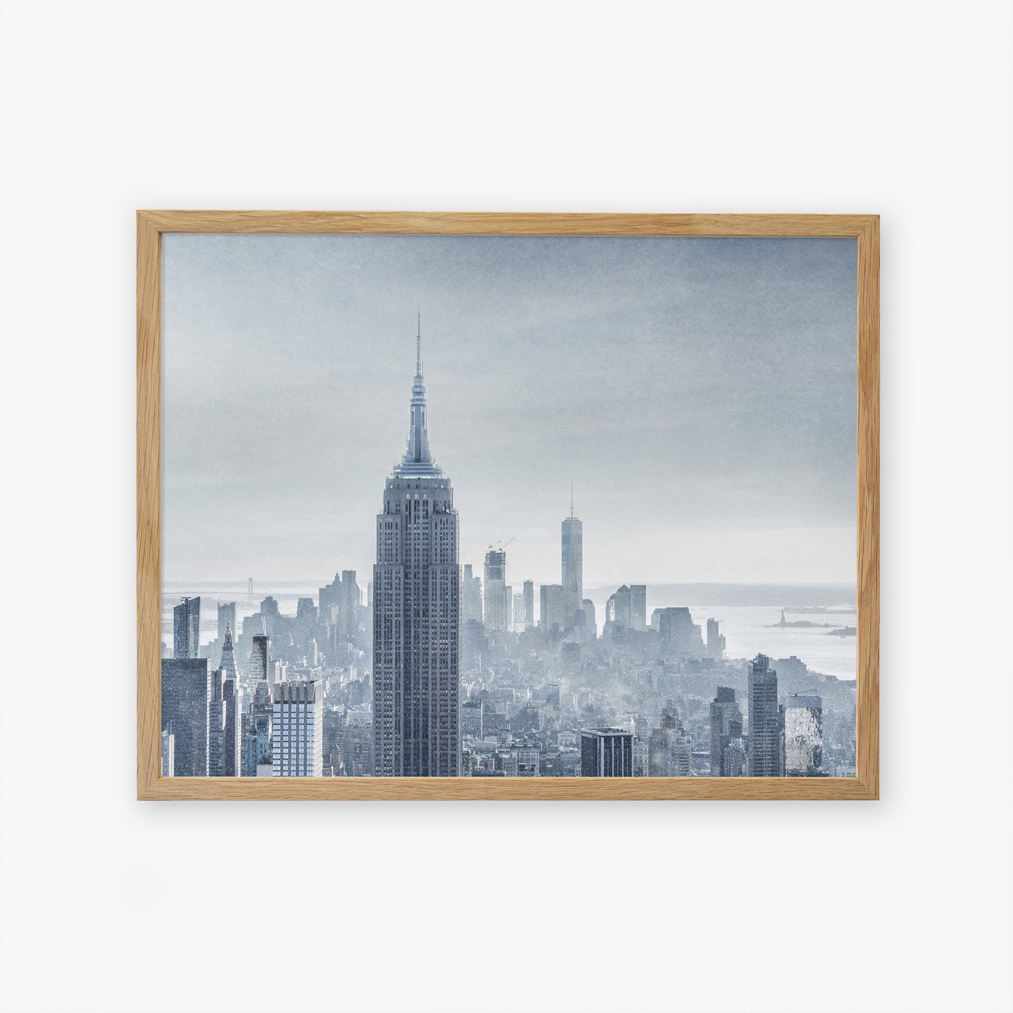 Natural oak frame with matting