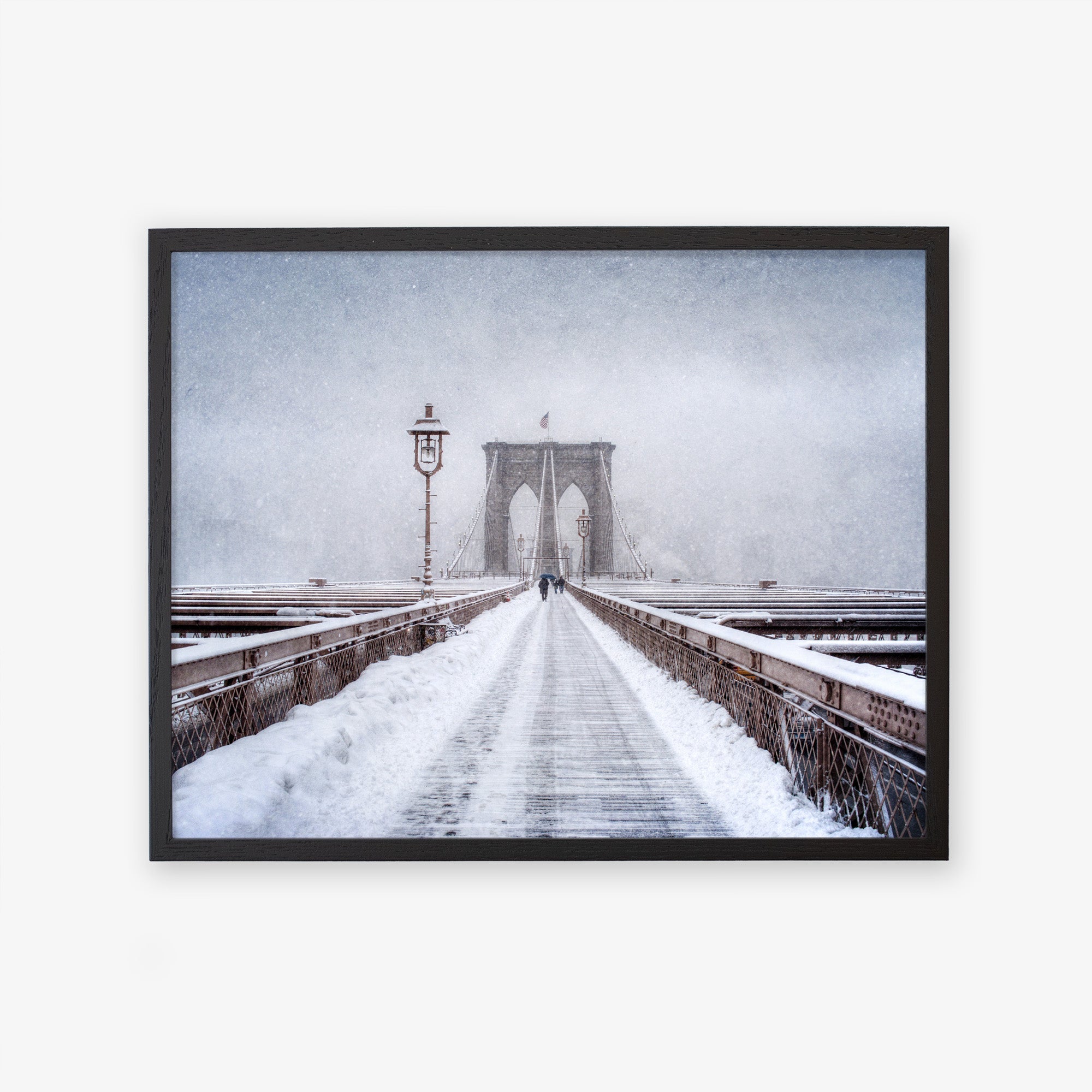 Black oak frame with matting