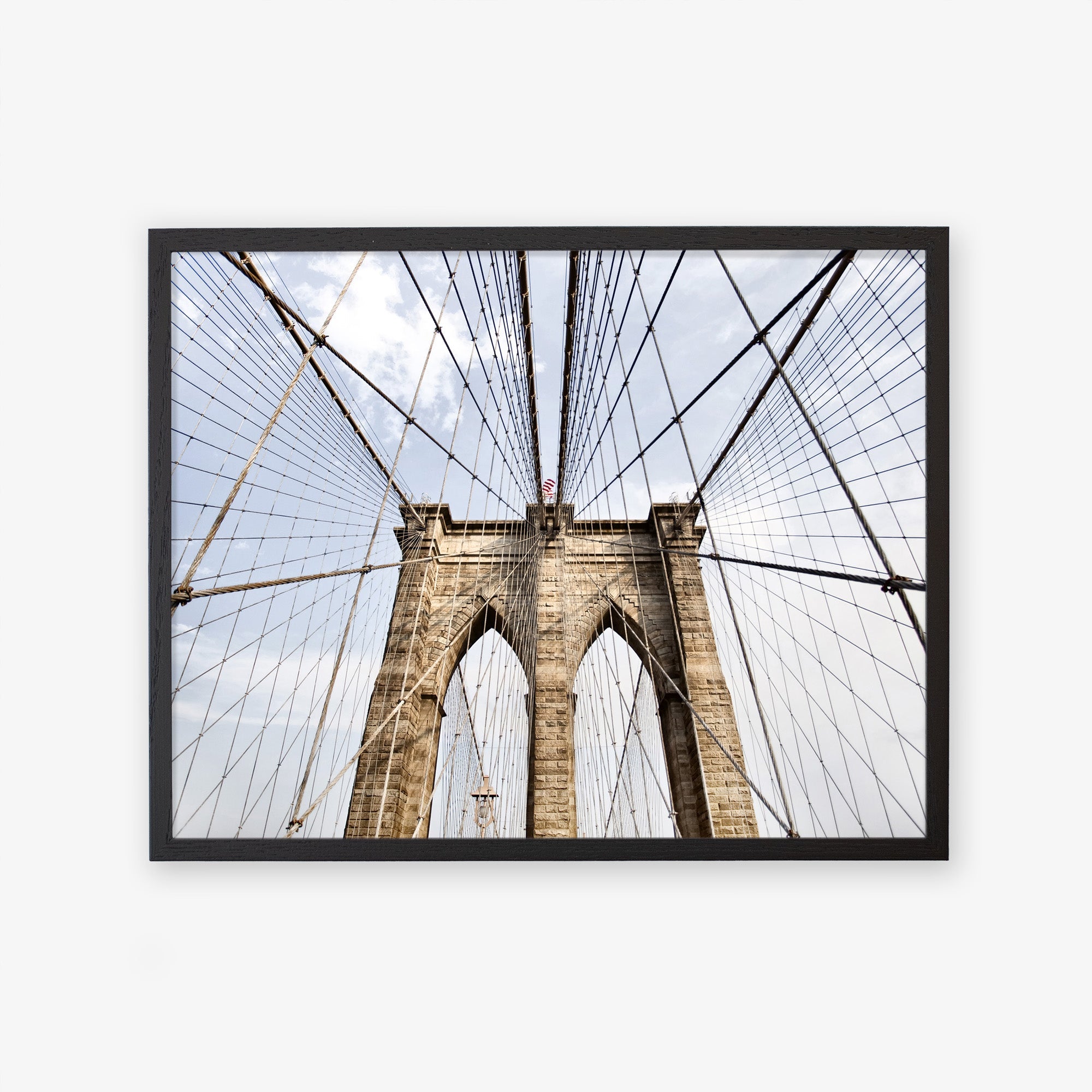 New York City Print, &#39;Brooklyn Wires&#39;