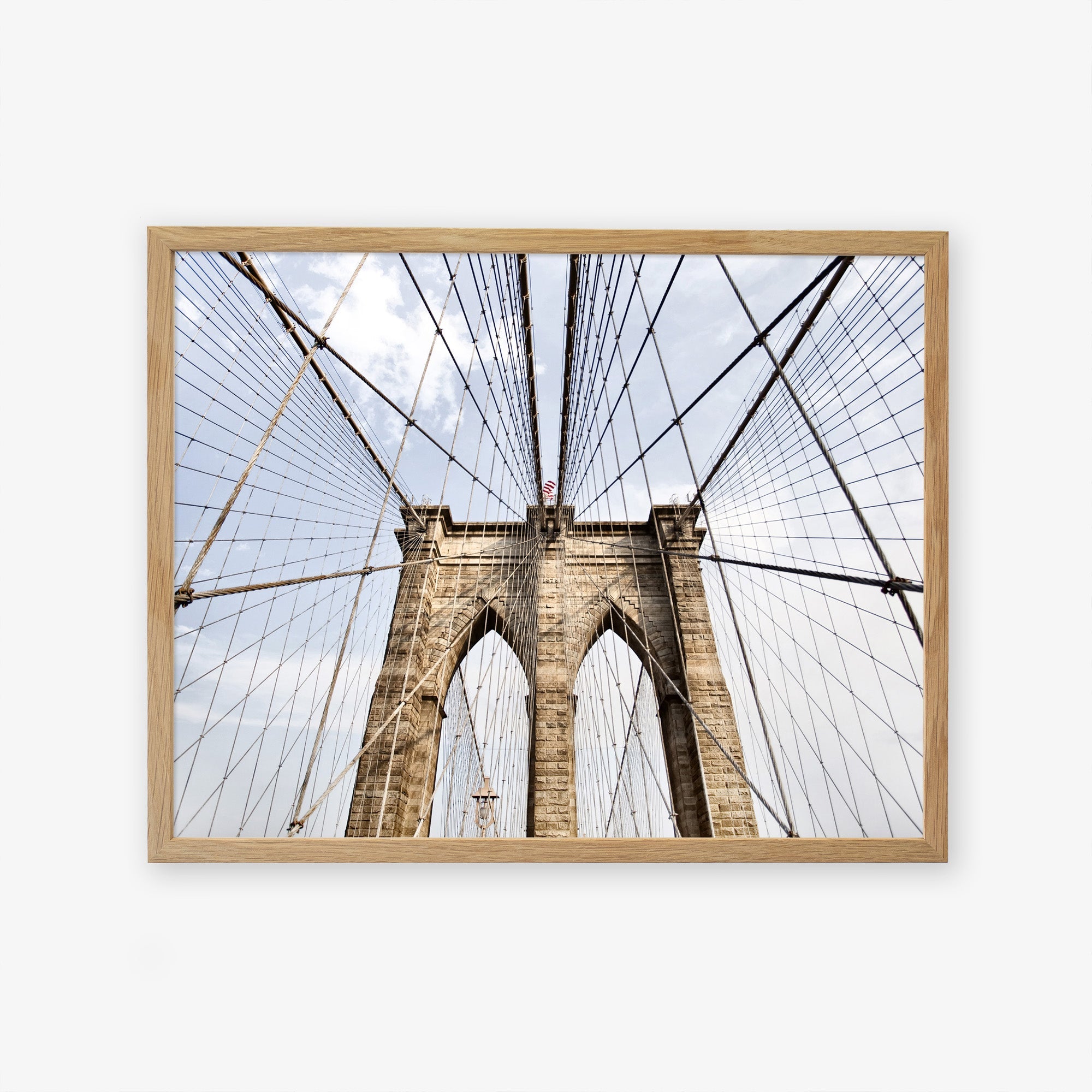 New York City Print, &#39;Brooklyn Wires&#39;