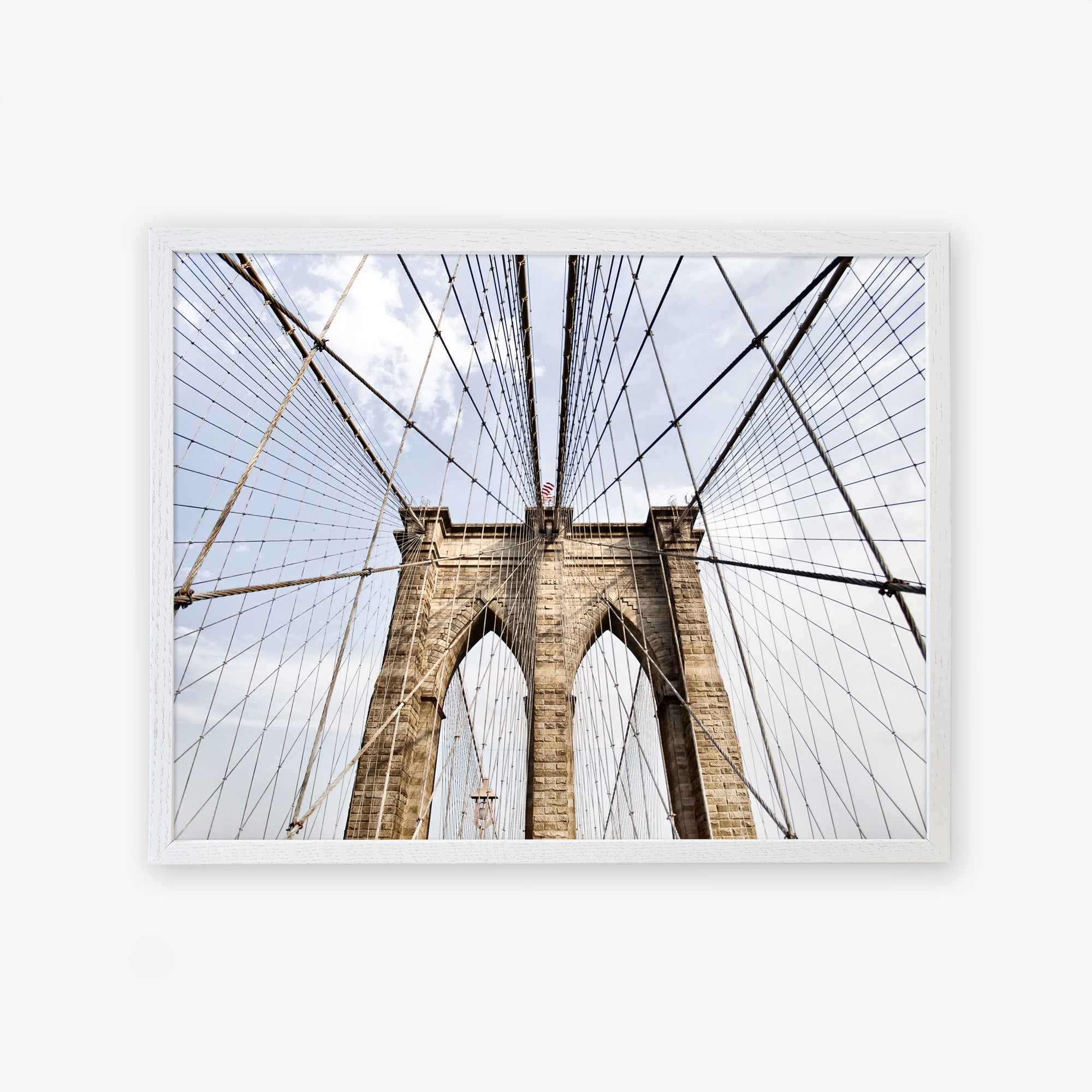 New York City Print, &#39;Brooklyn Wires&#39;