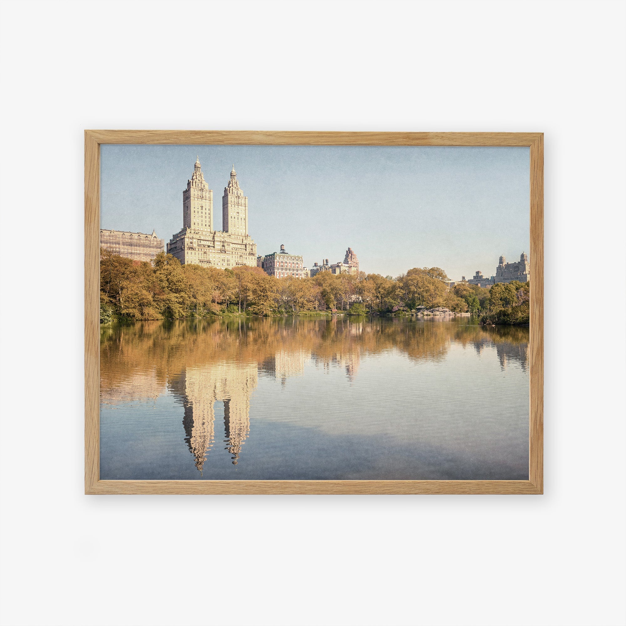 Natural oak frame with matting