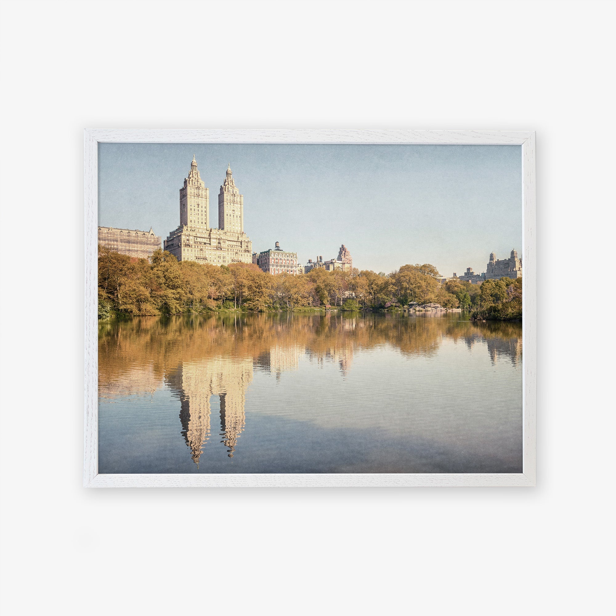 White oak frame with matting