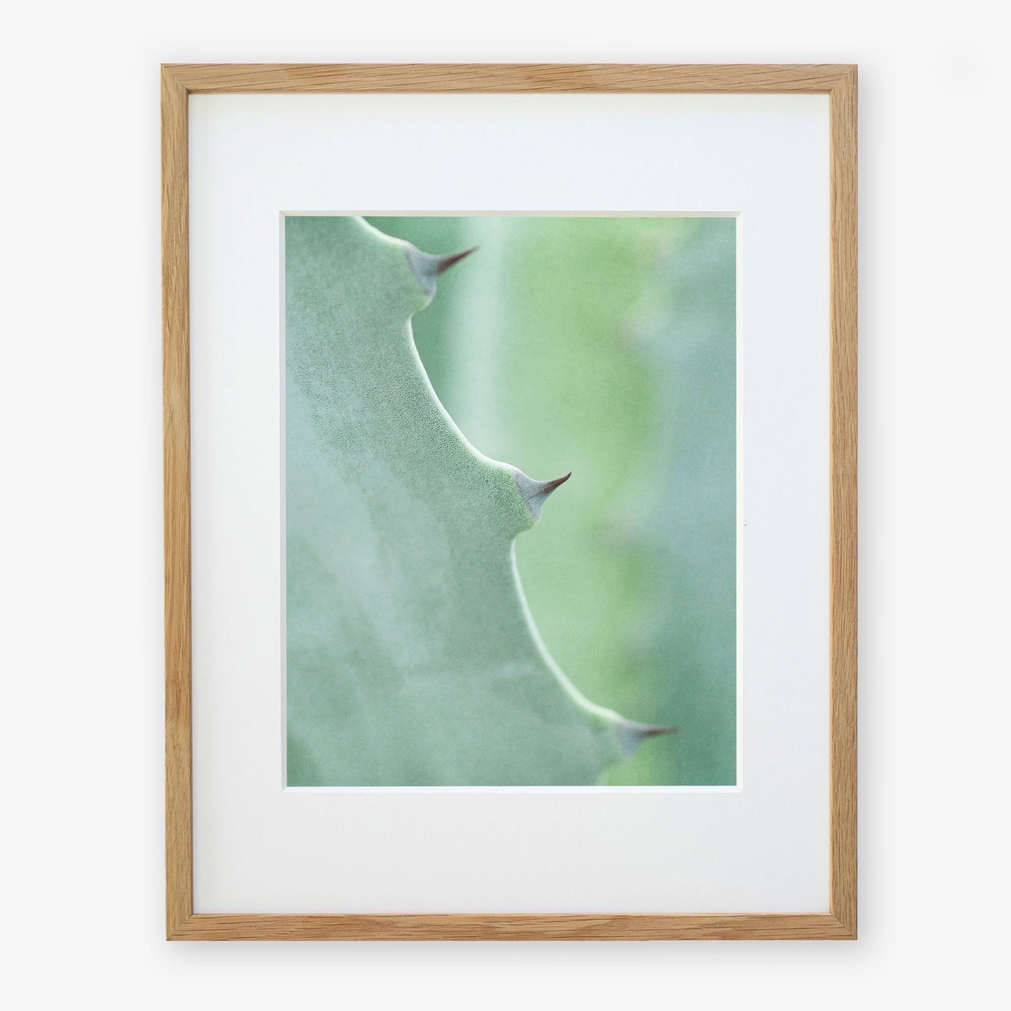 Natural oak frame with matting