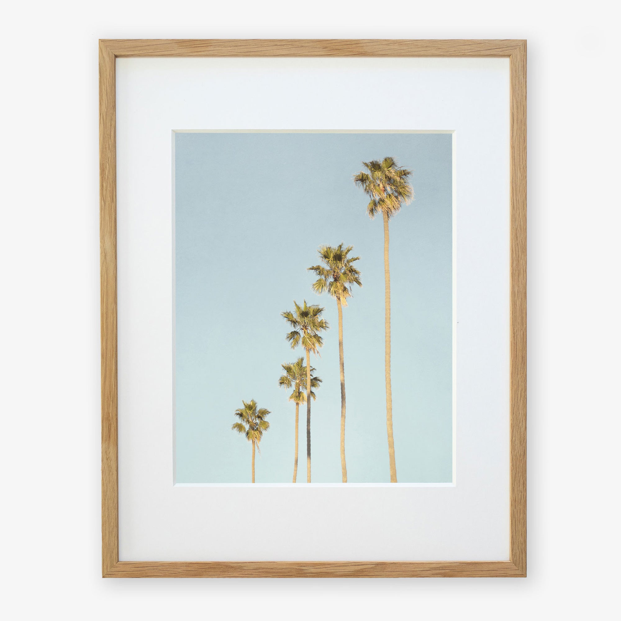 Natural oak frame with matting